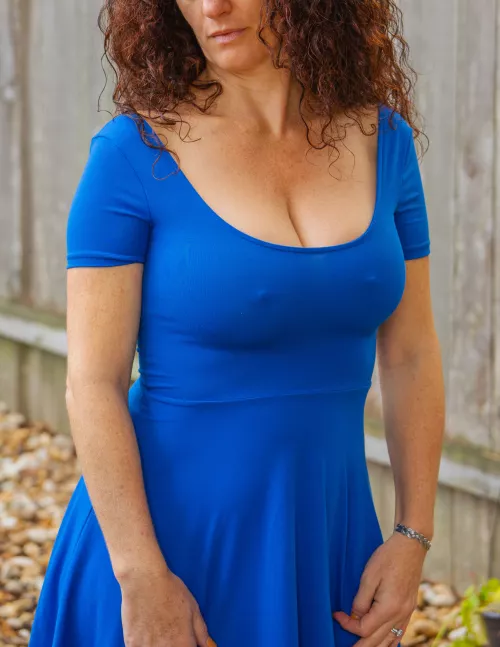 I went braless today. They stayed hard all day long! It was an interesting day at work!