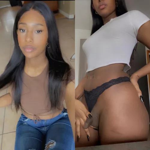 Is your cock bigger than mine? 🥺