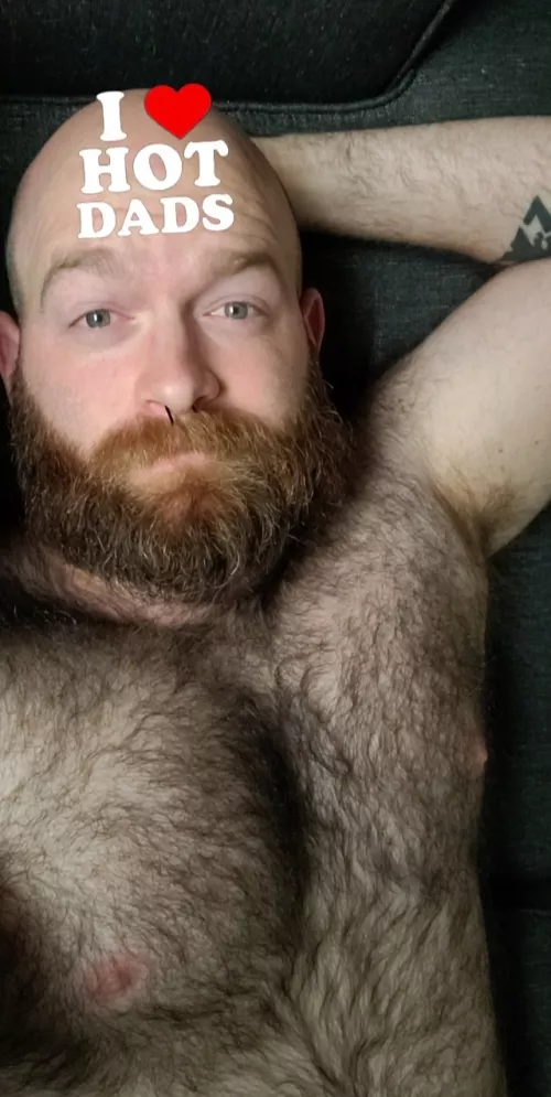 I've got a nice furry chest. Good for nuzzling into.