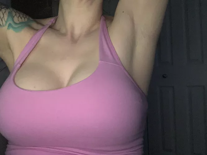 Just got done working out and I’m so sweaty