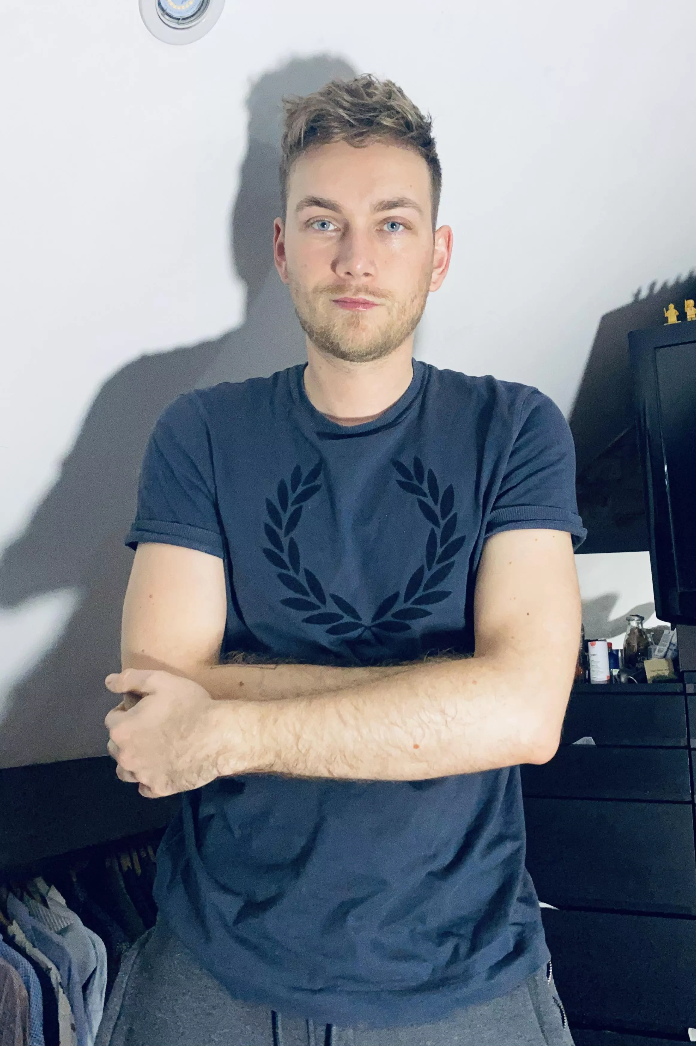 Just two horny lads staring at each other