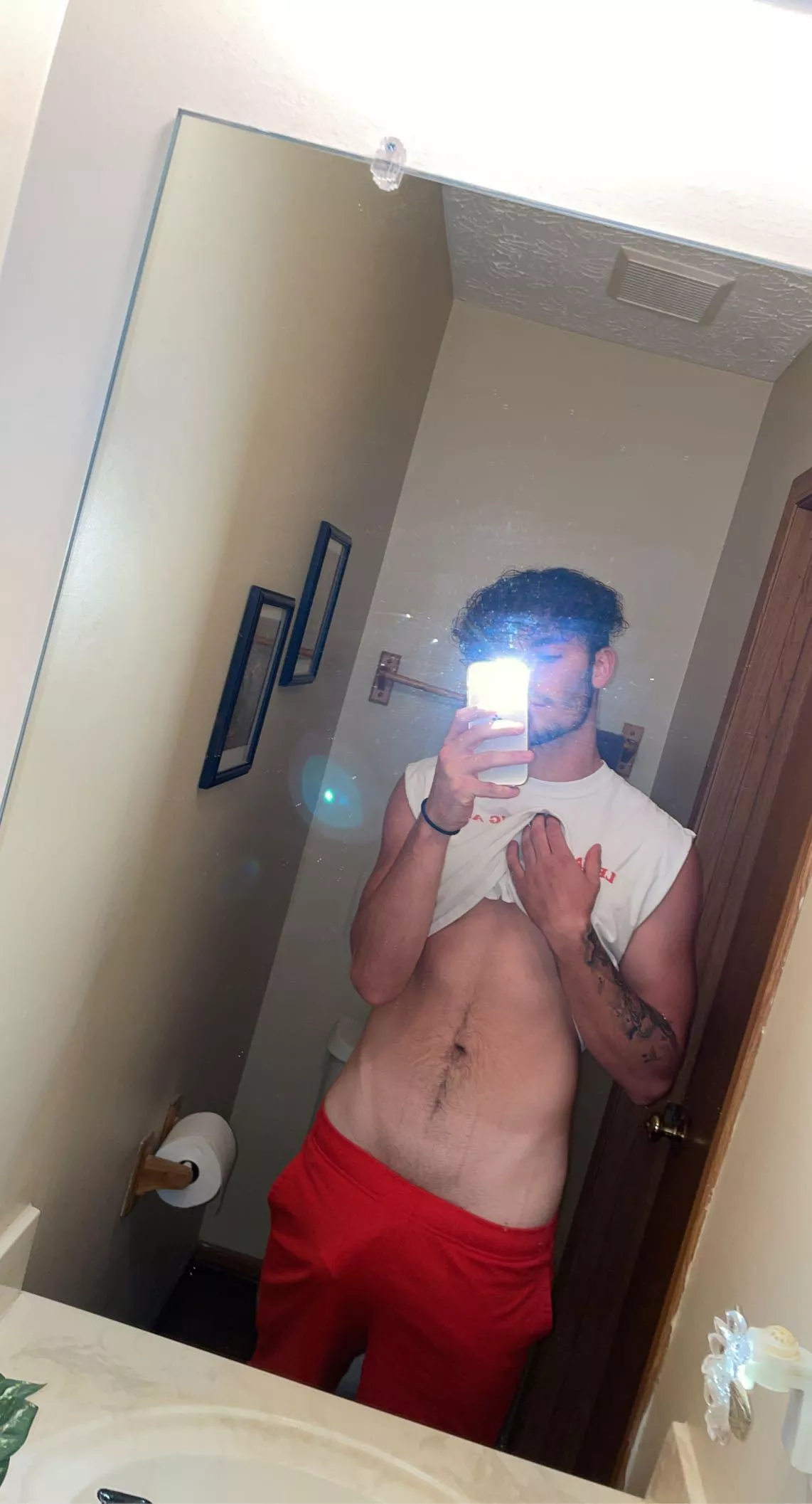 Kind of an older photo… finished the tattoo but thought it still went well with the subreddit