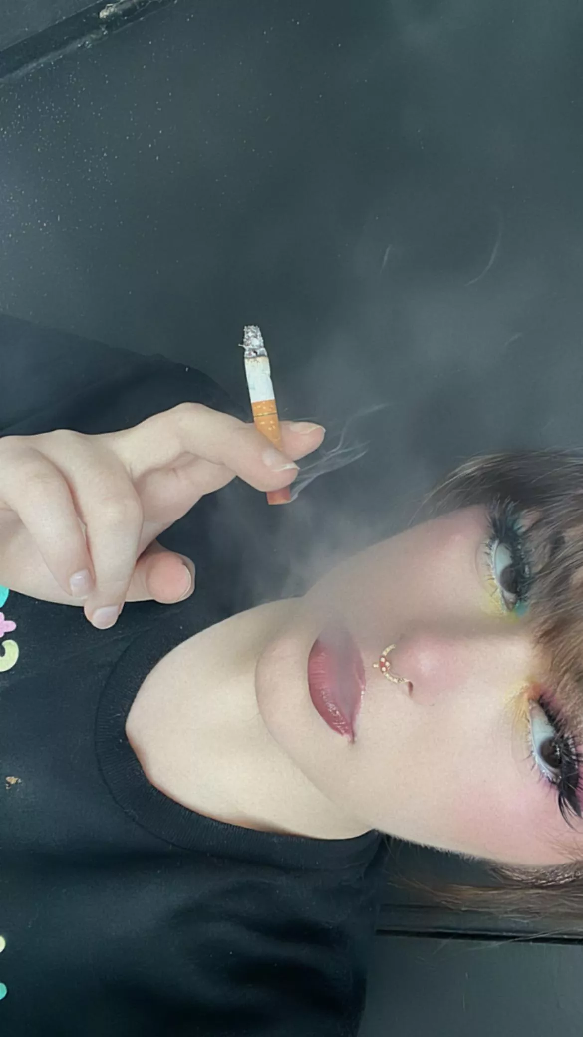 Little smoke before karaoke