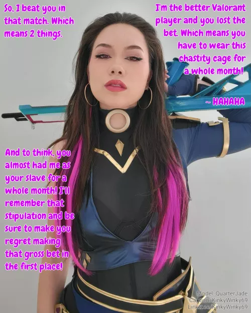 Lost Bet to QuarterJade