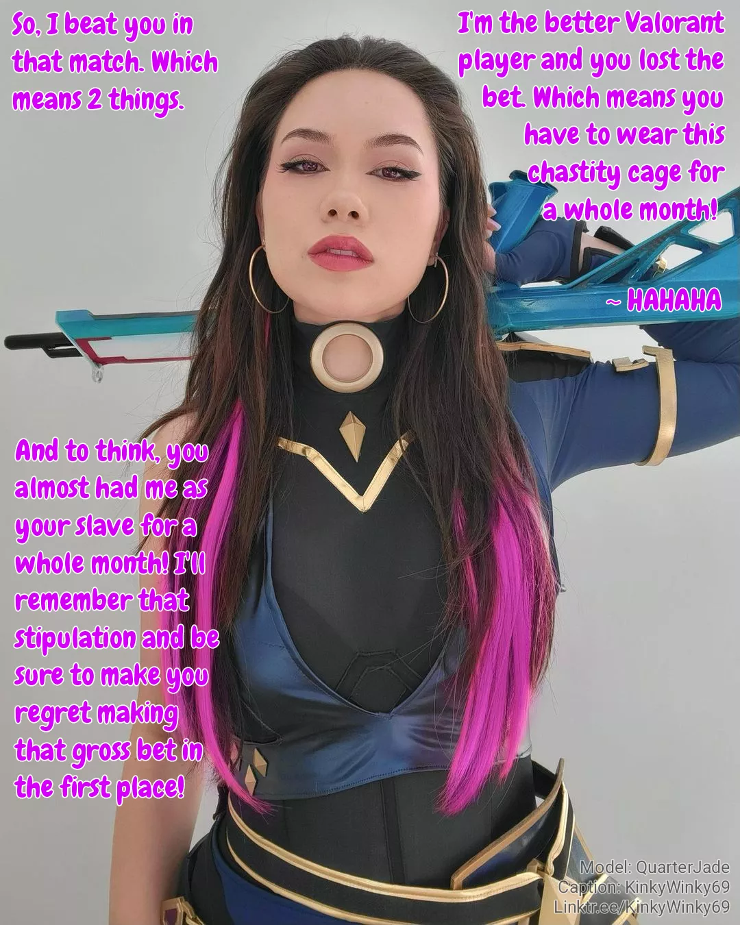 Lost Bet to QuarterJade