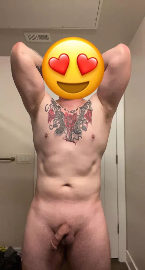 (M) I am working on my posing and my body.