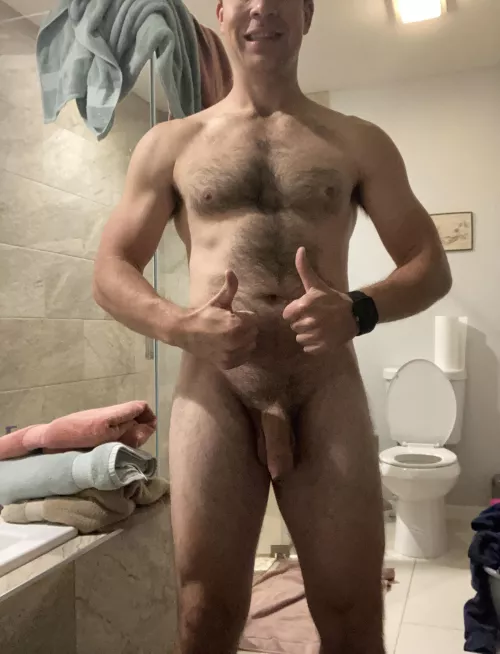(M) let’s have a productive day and hit our goals!
