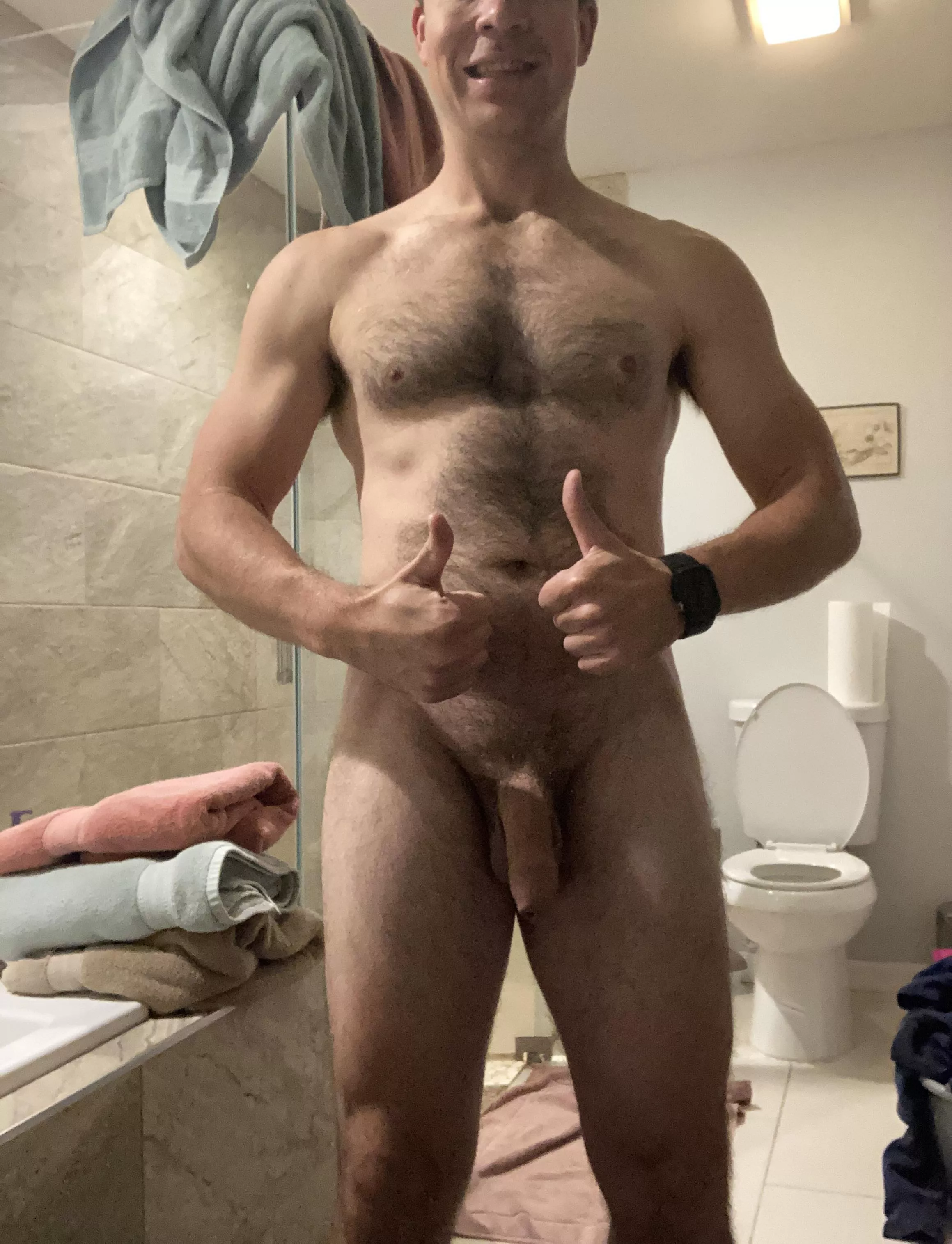(M) let’s have a productive day and hit our goals!