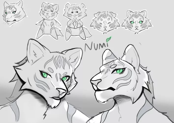 My first OC NUMI! (art by me!)