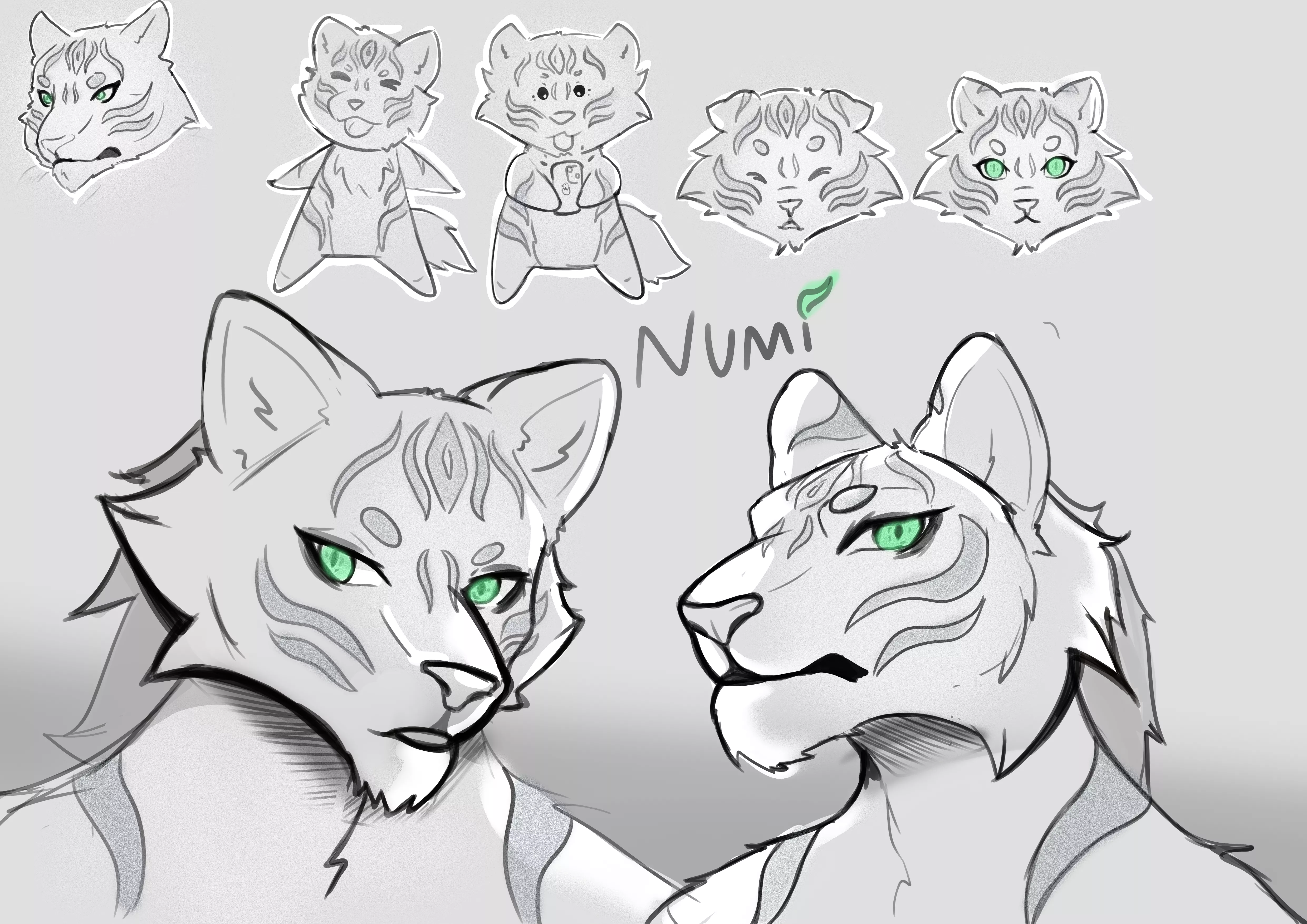 My first OC NUMI! (art by me!)