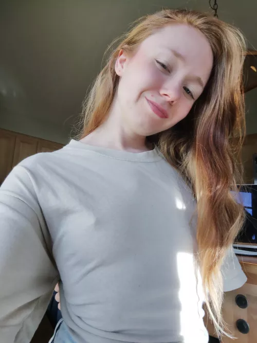 my petite titties are so cute under my shirt