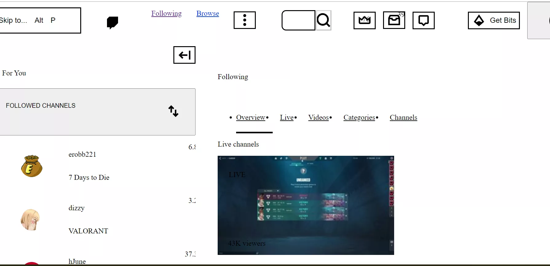 My Twitch UI and Site got Messed up