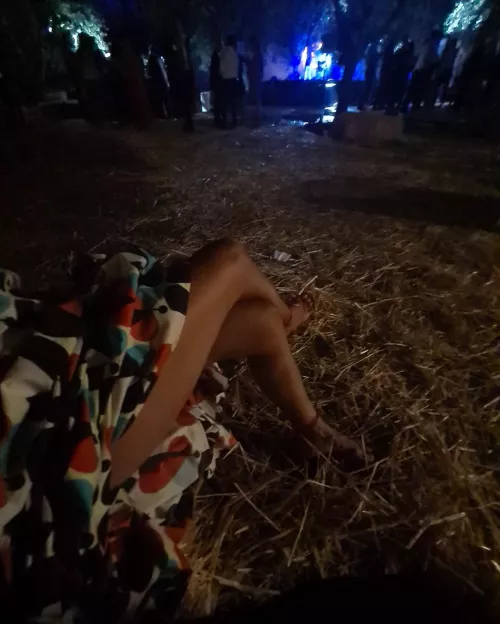 my wife at a party this last summer.