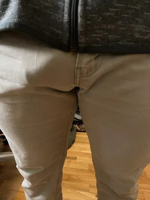 My wife said I shouldn’t wear these pants anymore.