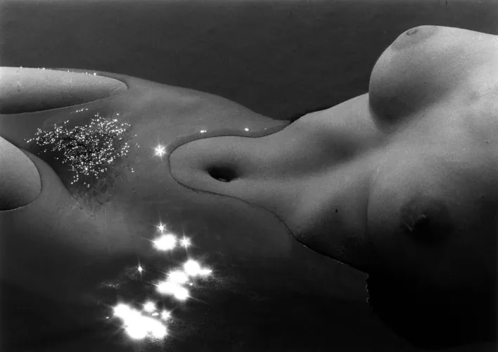 Nu de la mer, by Liucien Clergue (1970)