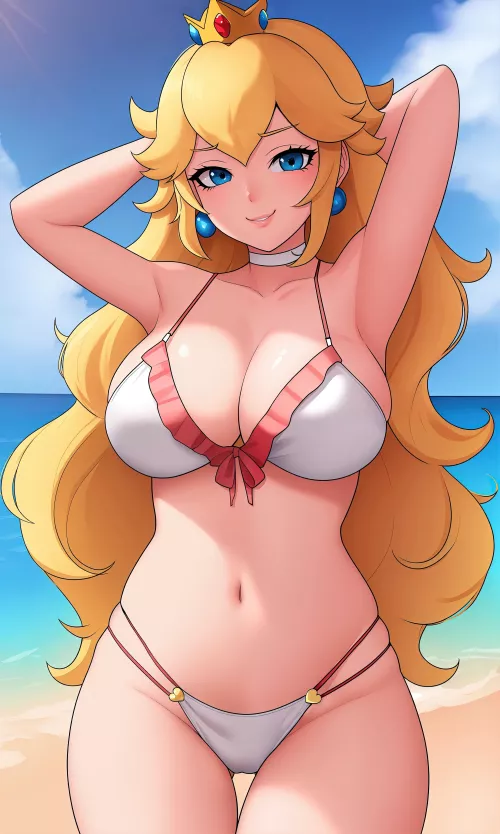 Peach on the beach (Feynman)