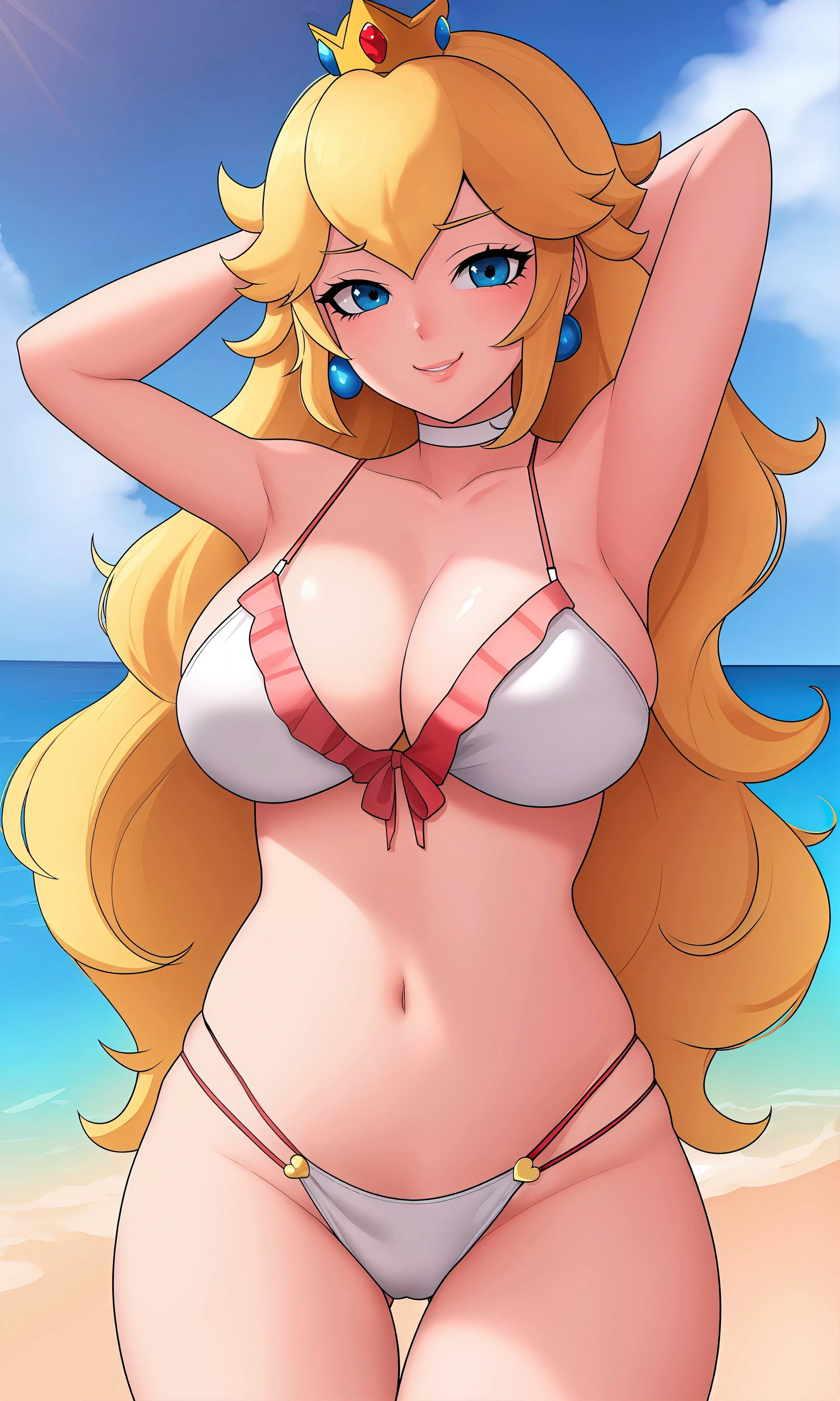 Peach on the beach (Feynman)