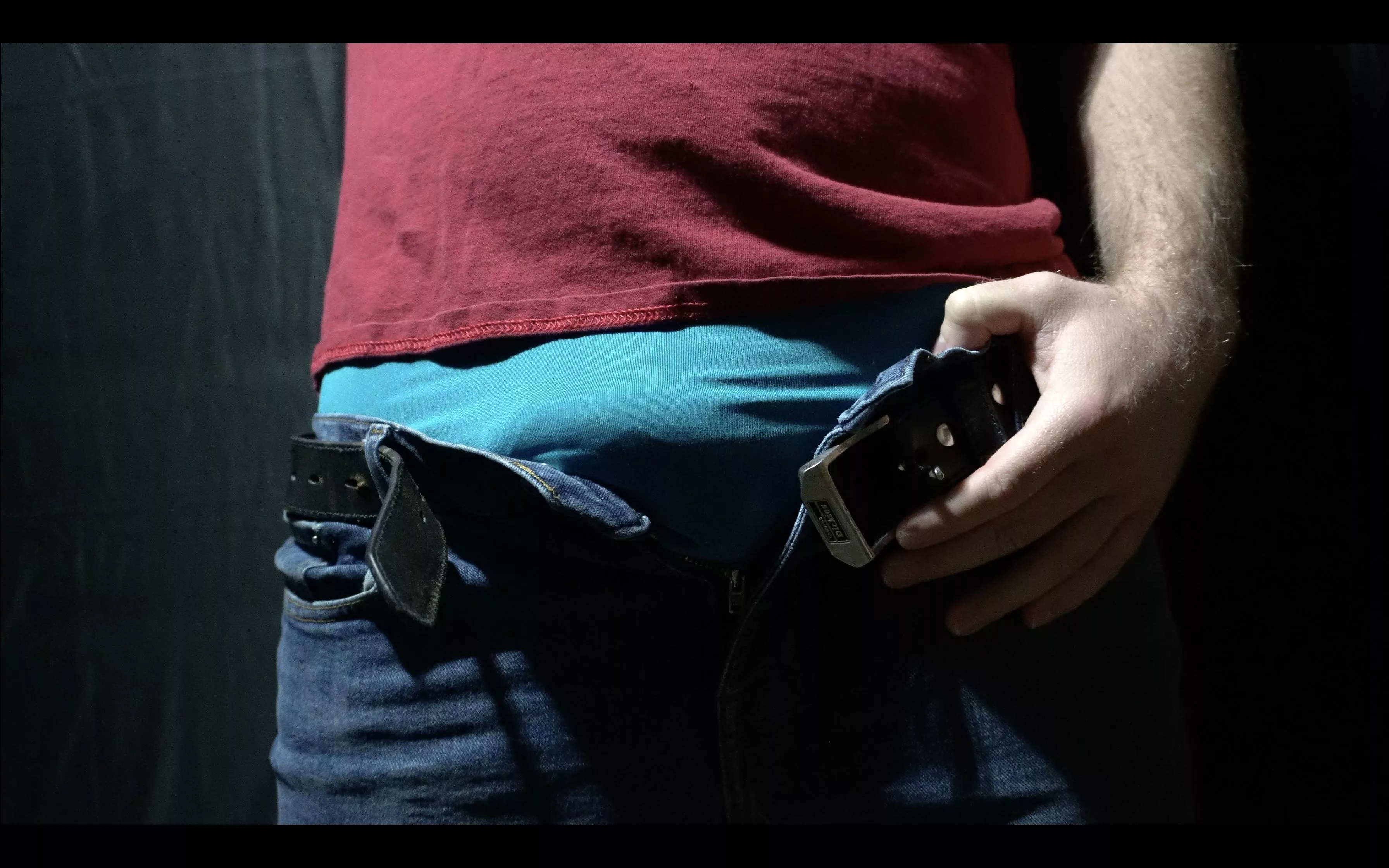 Peaking out of my jeans