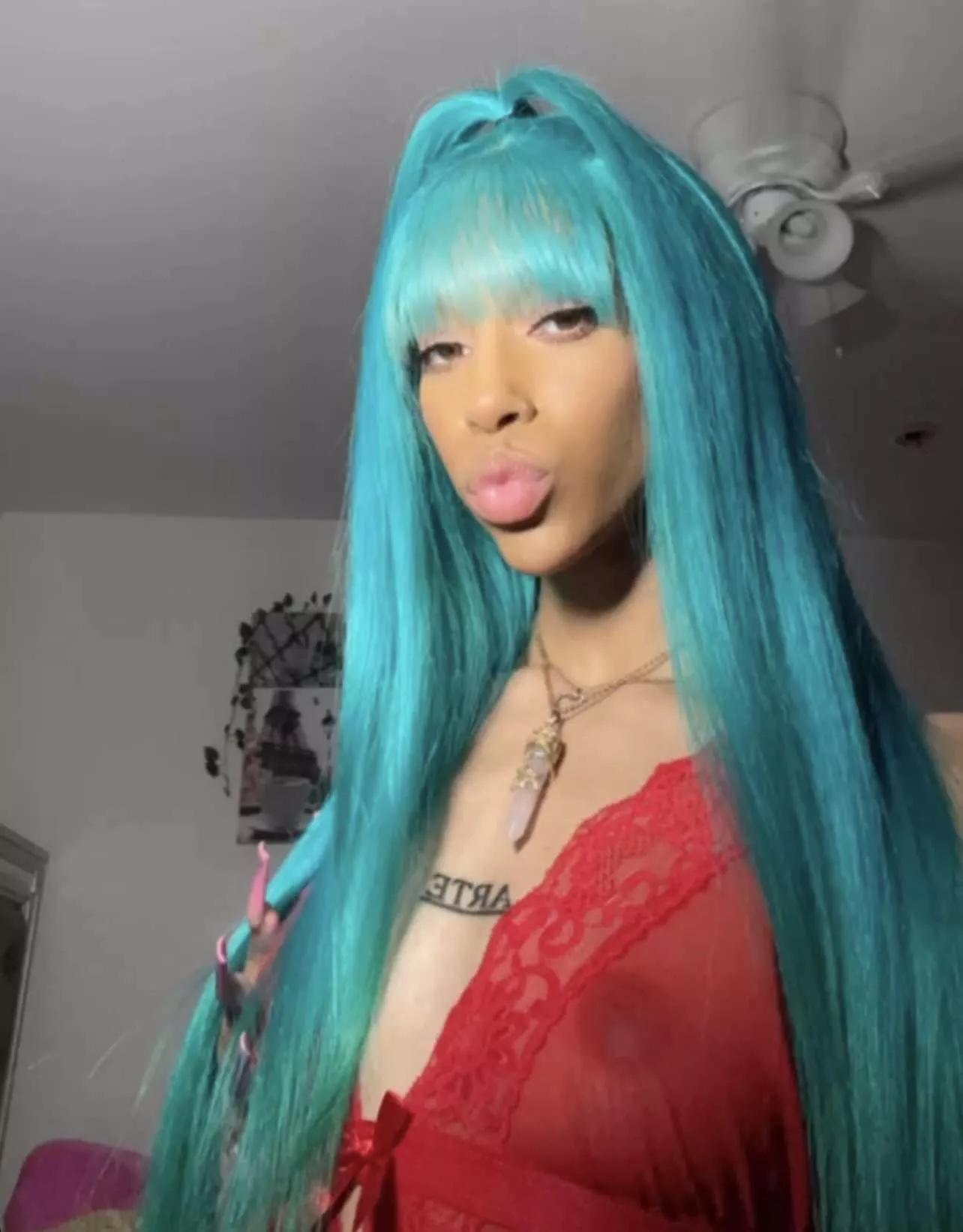 She’s a lil freaky girl