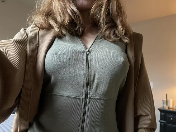 Should the zipper be lower, or would that be too much?