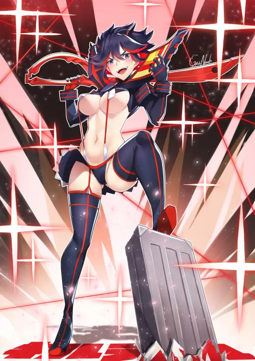 smug sexy Ryuko by GaiNoob