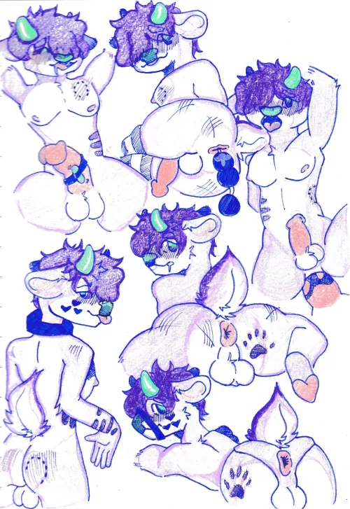 some sketches inspired by references (flynnmoo)