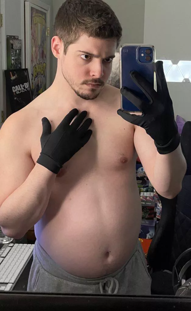 Taking off the gloves