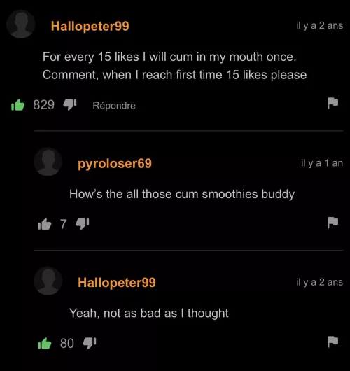 Tastes salty apparently