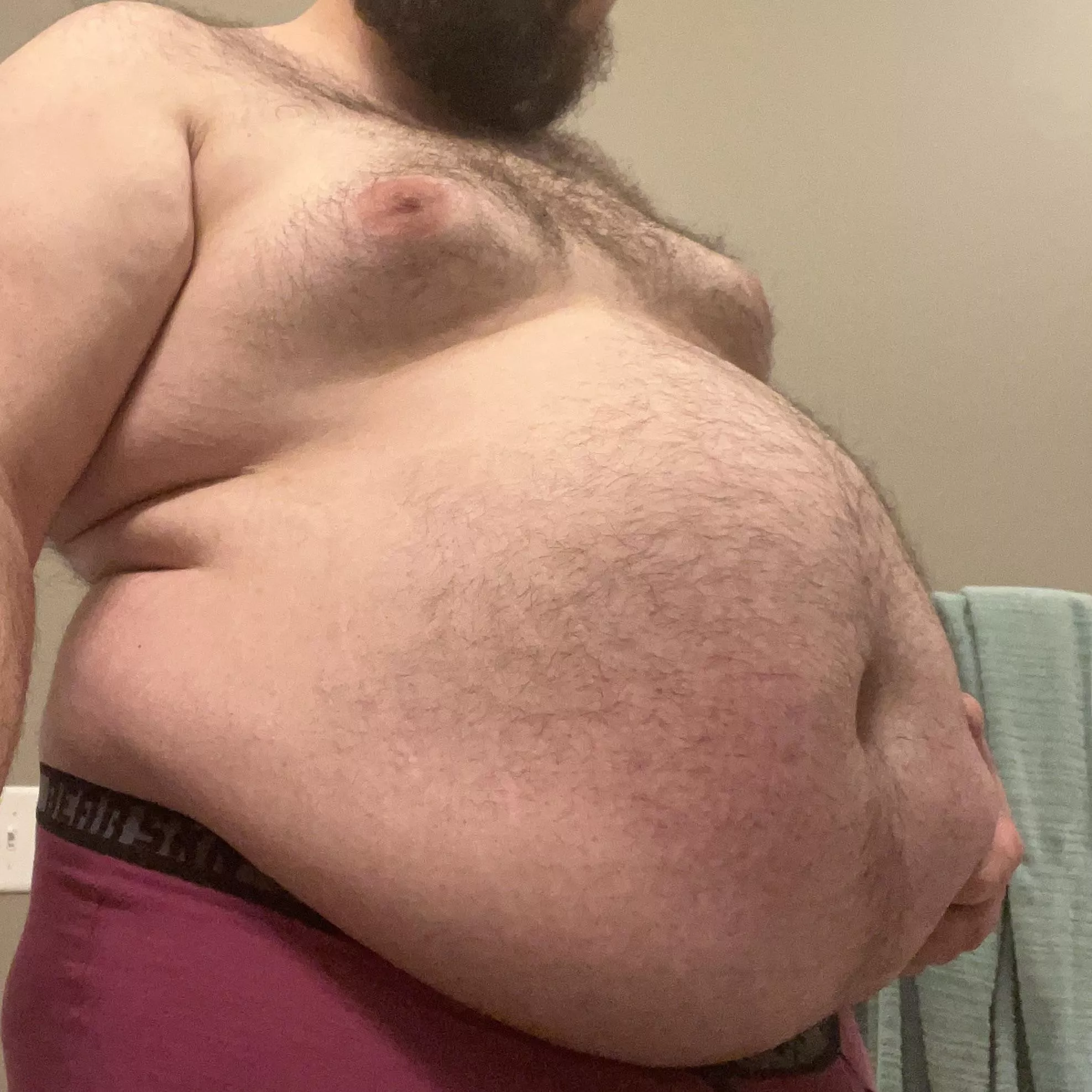 Thought my belly looked pretty good here