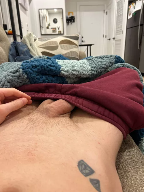 What if you walked in the door and saw me playing with myself