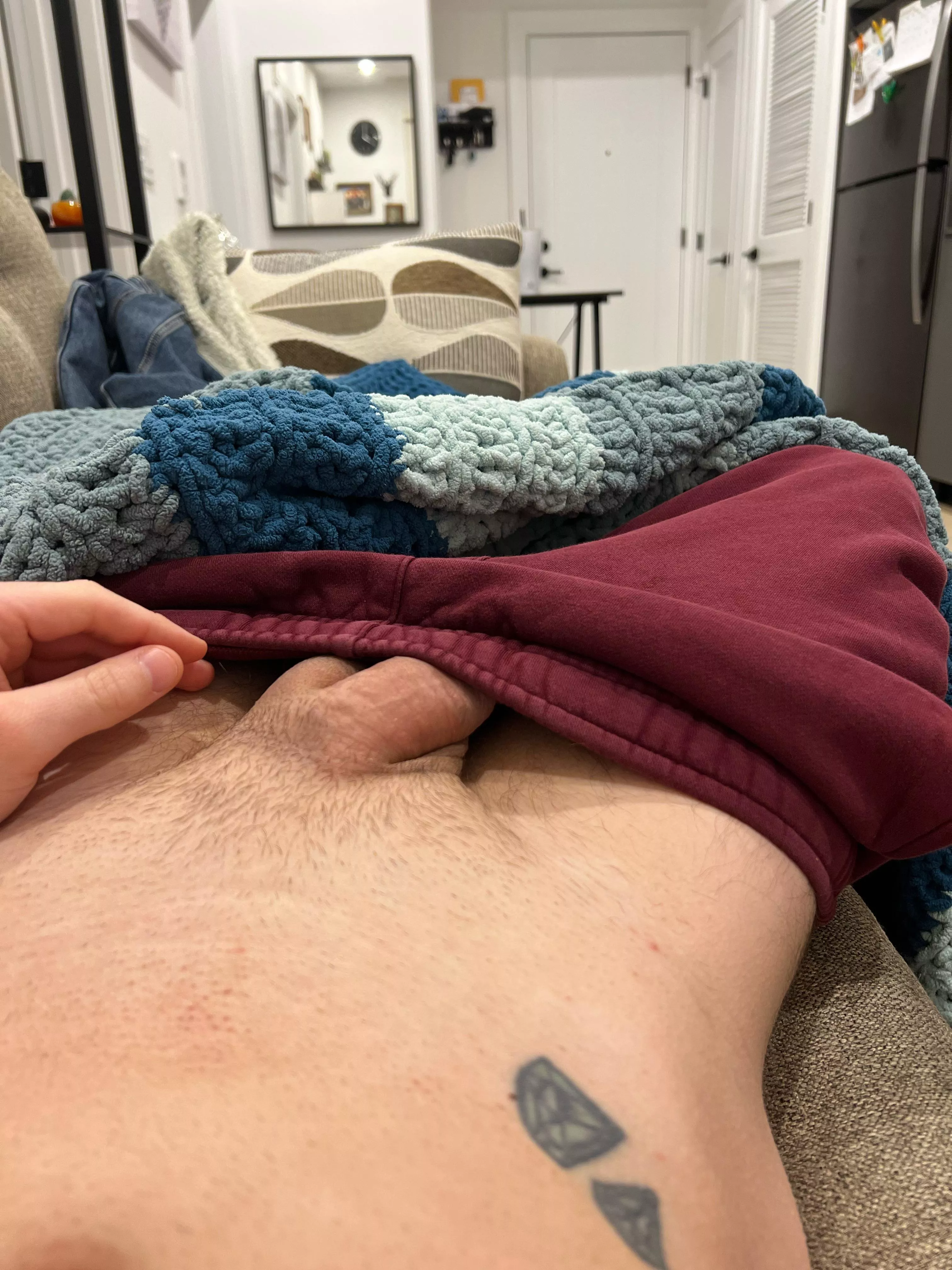 What if you walked in the door and saw me playing with myself