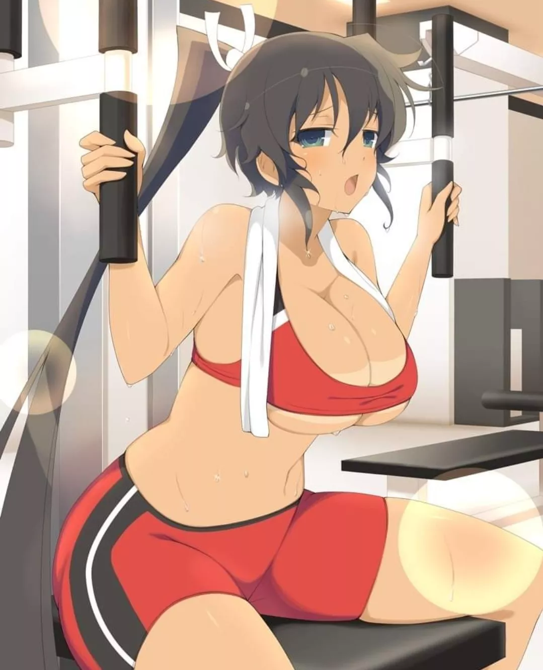 Working off that baby fat