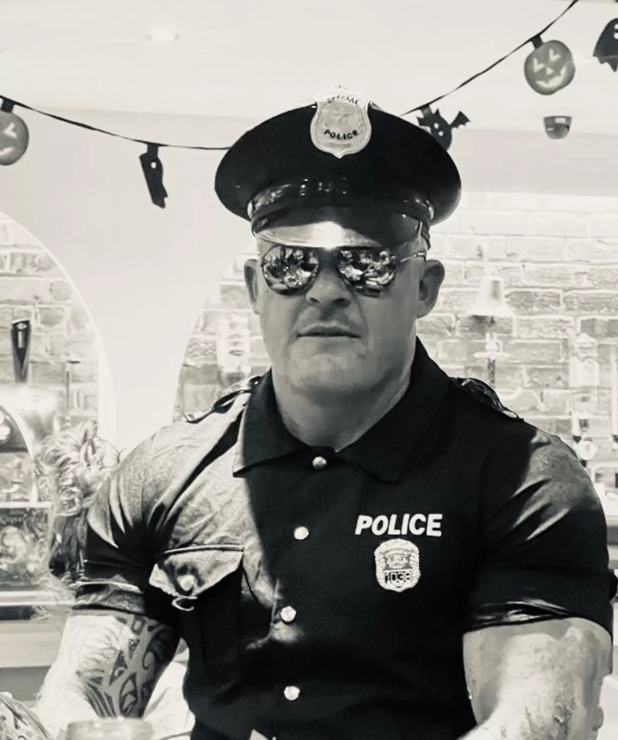 You’re under arrested hands behind your back and let me take your pants off