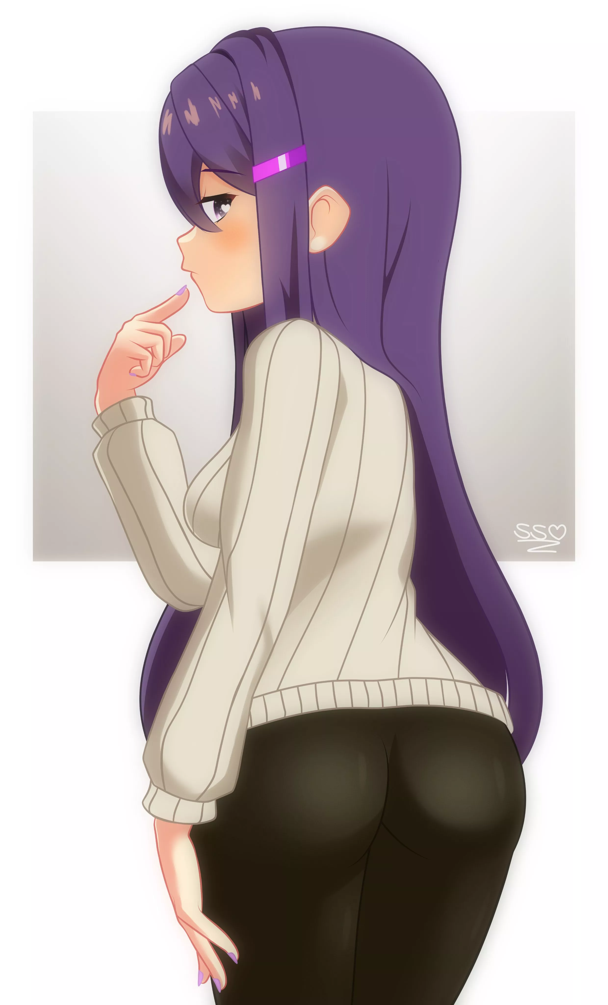 Yuri booty (scribblysuki)