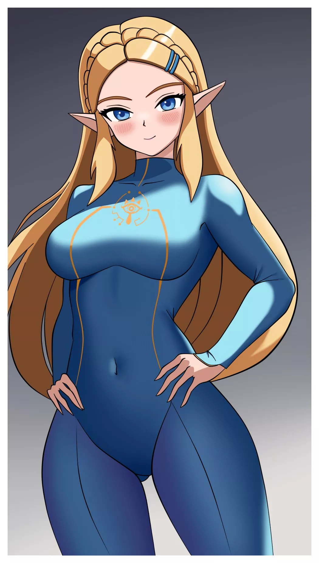Zero Suit Zelda! (Woomy ) [Metroid/ The Legend Of Zelda]