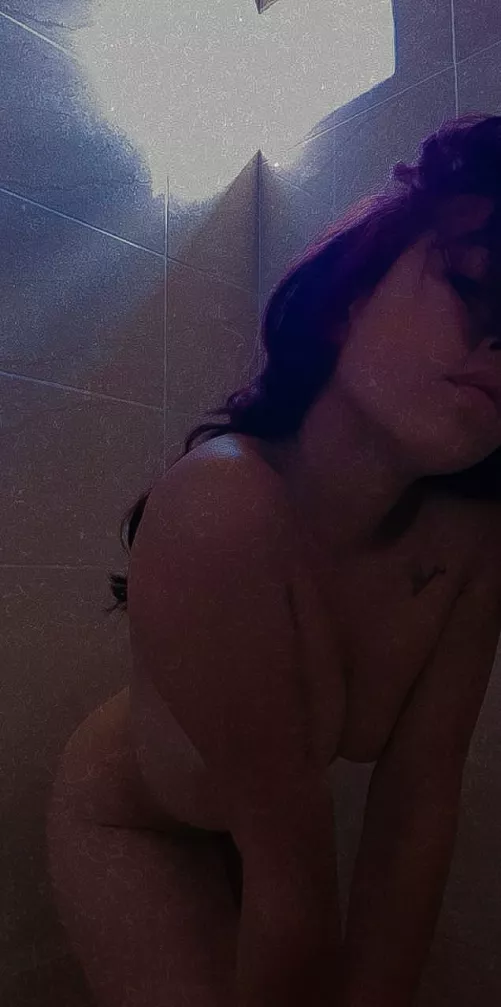 a bath and ready to continue working