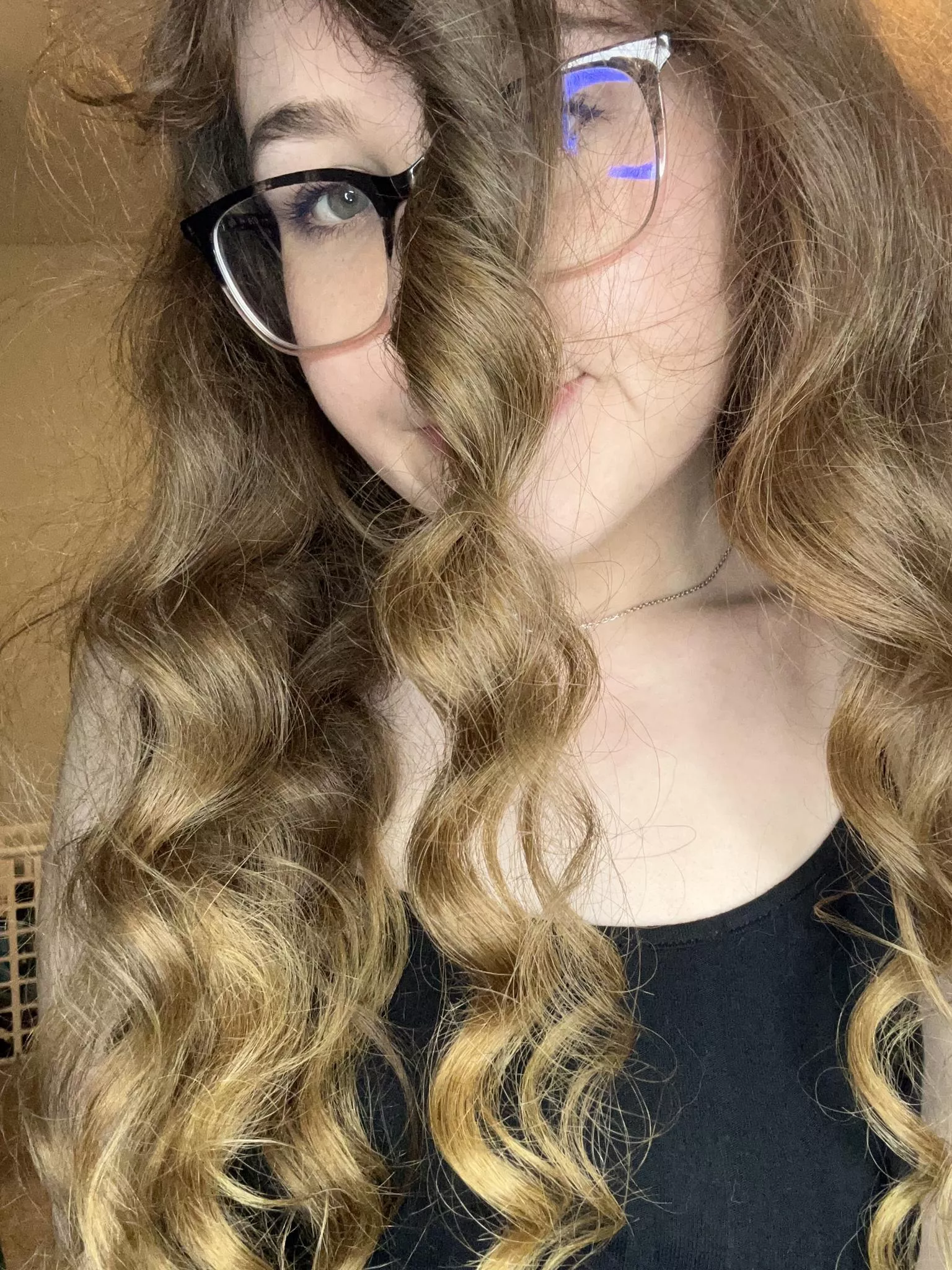 Actually did my hair for once 🥰🥰