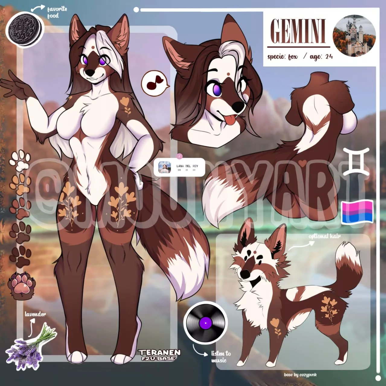 adopt available! $45🦊 inspired by autumn and my favorite cookie 