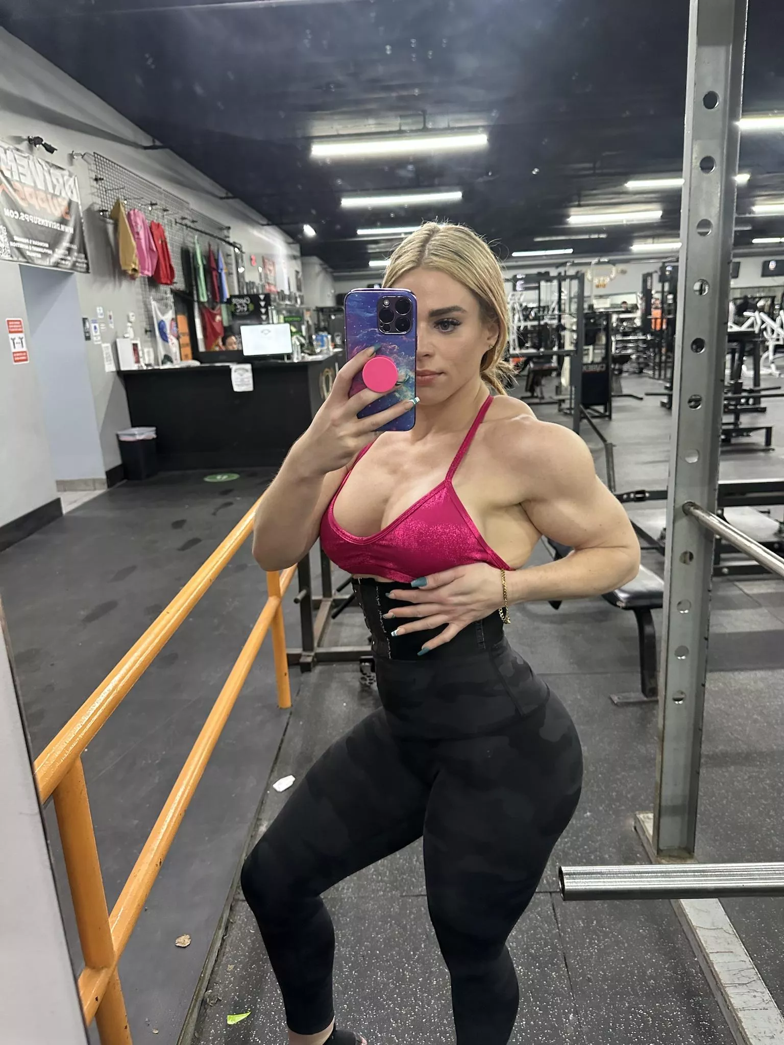 All I do is workout and take selfies