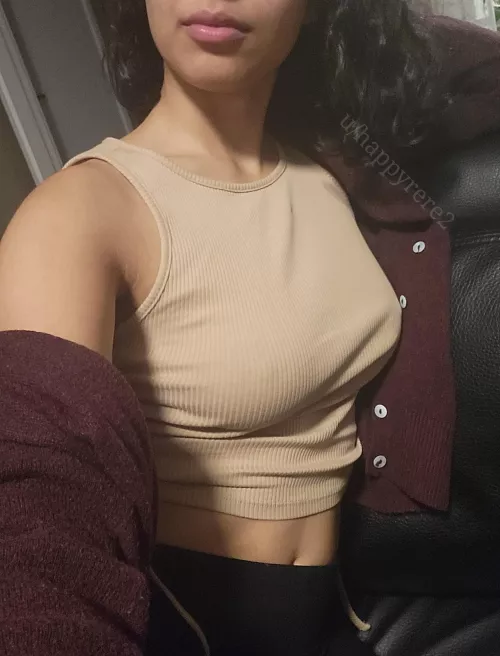 Always happy to be braless ☺️ [F]