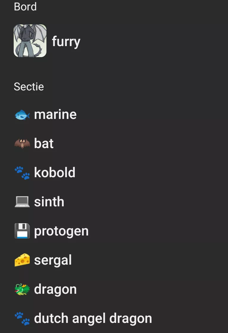 any ideas for a better kobold and dutch angel dragon emoji (or any other)