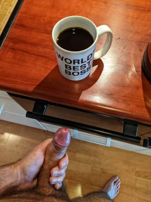 anyone else need a hot cup of coffee in the morning to get the blood flowing for the day? [m]