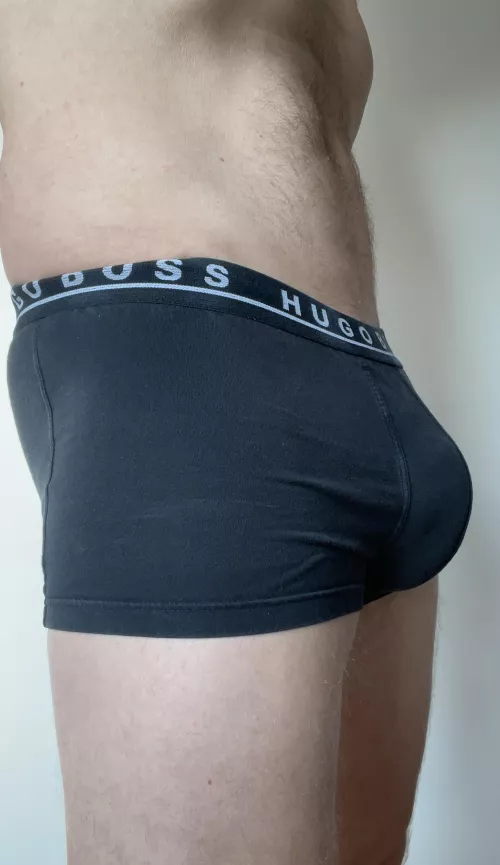 Back in black! Wanna help me out of them?