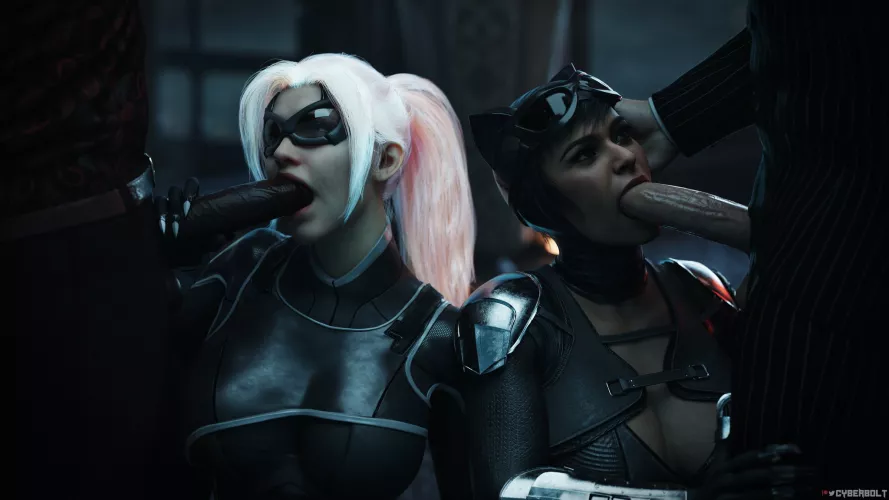 Black Cat & Catwoman - Bad Kitties (Cyberbolt) [Marvel, DC]