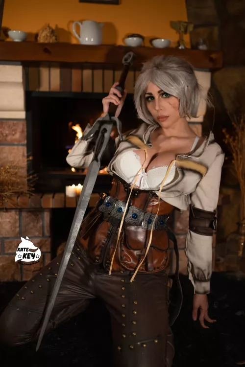Ciri ero cosplay by Kate Key