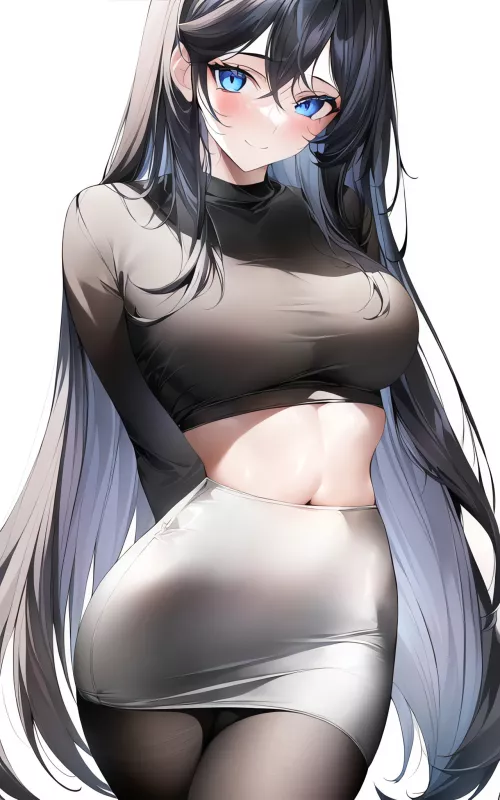 Crop Top & Tight Skirt