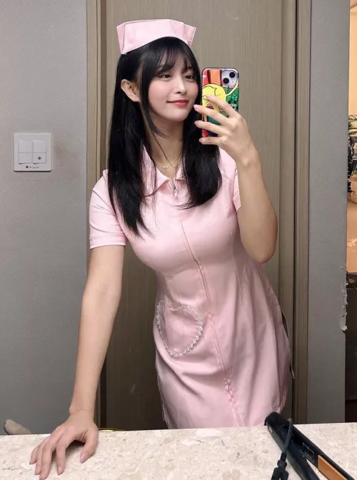 Cute asian nurse
