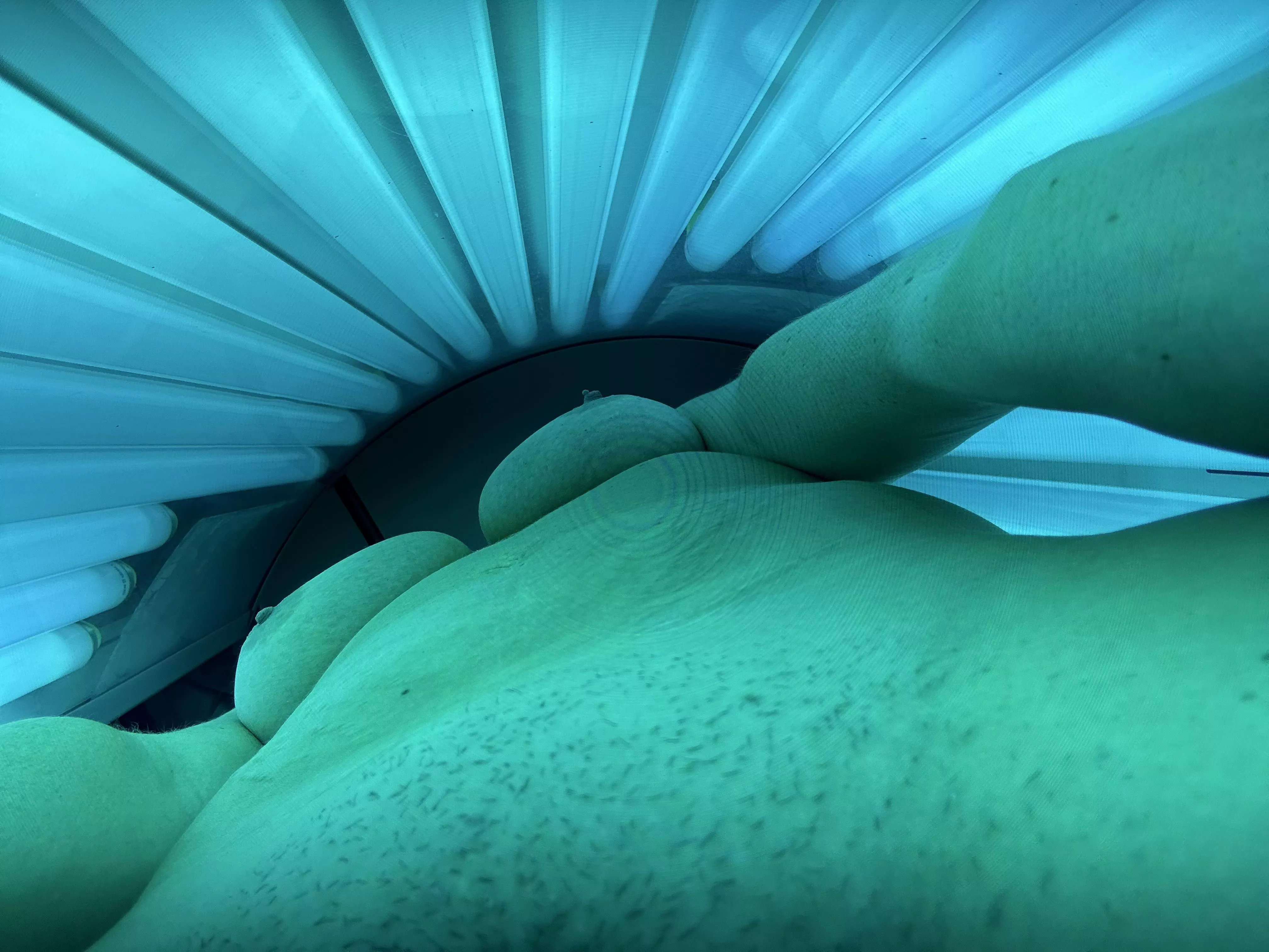 DD’s still laying nicely while tanning