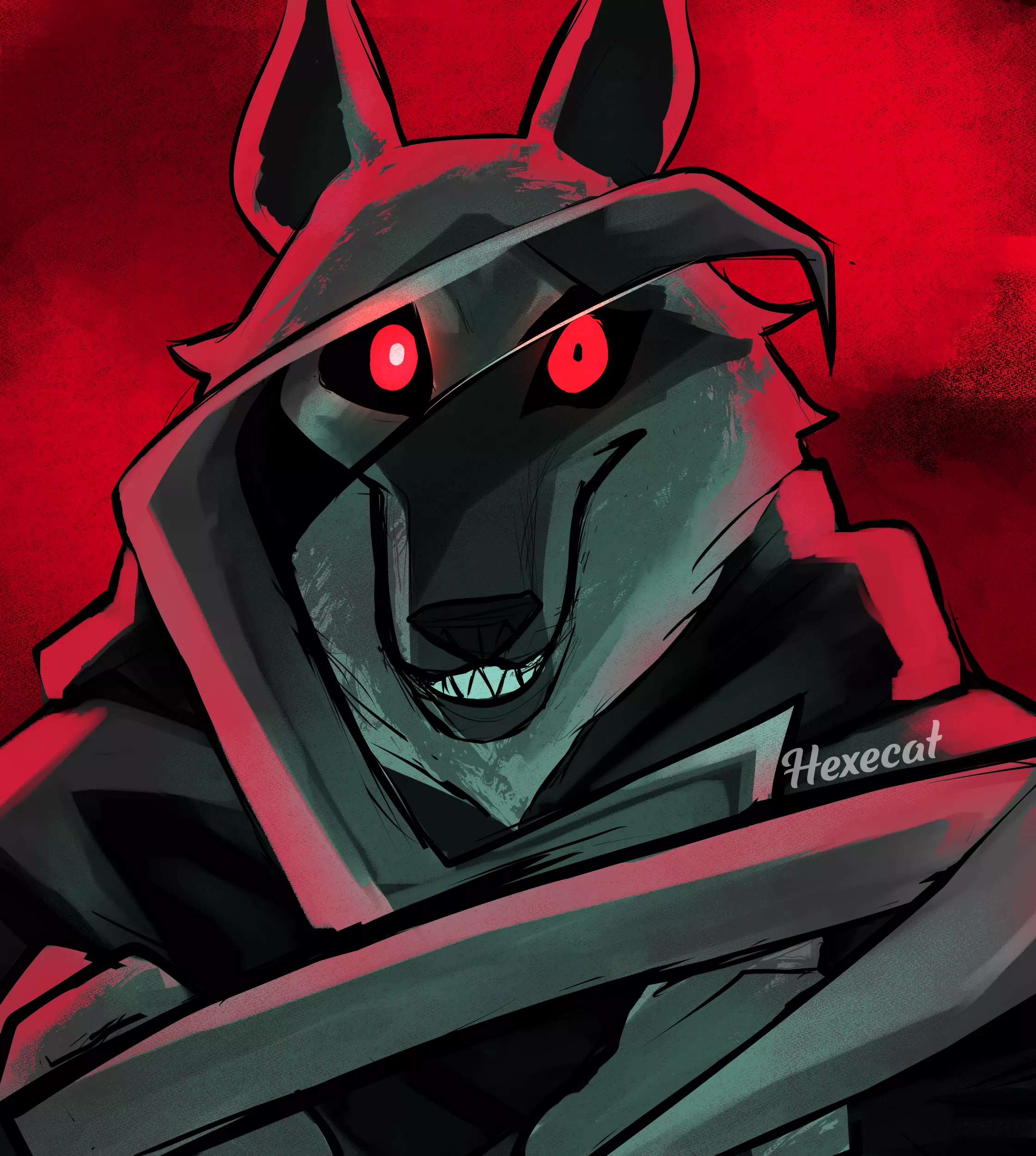 Death from Puss in Boots, Art by me (Hexecat)