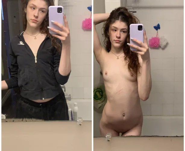 Do I look better clothed or unclothed?